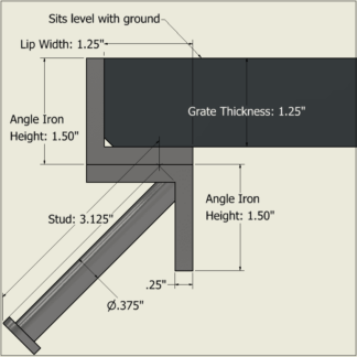 1.5 in Type Z Angle Iron Theme Picture